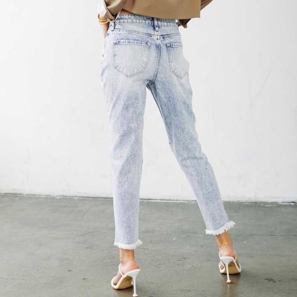 KANCAN High Rise Mom Jeans - Picture 5 of 6